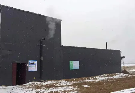 Manure treatment project for large dairy farms in high-altitude cold areas