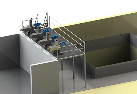 Thousand-head dairy farm manure solid-liquid separation project