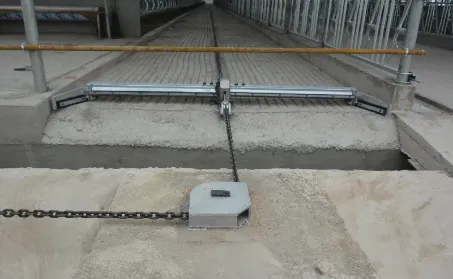 Hog Waste Scraper System for Intensive Pig Farm Waste Management