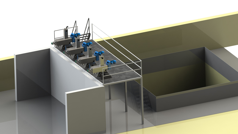 Cow manure solid-liquid separation project